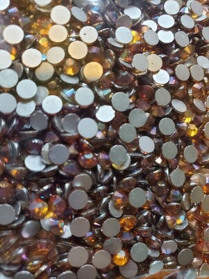 SS20 Shiny Amber Glass Rhinestones 1440pcs