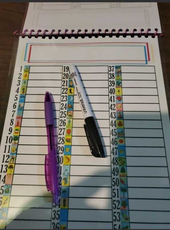LOTERIA Raffle NOTEBOOK