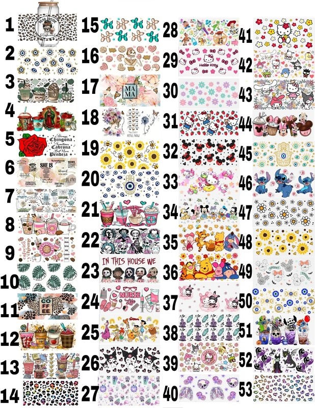 UV DTF Bundle 10, 20 or 40  UV DTF TRANSFER 