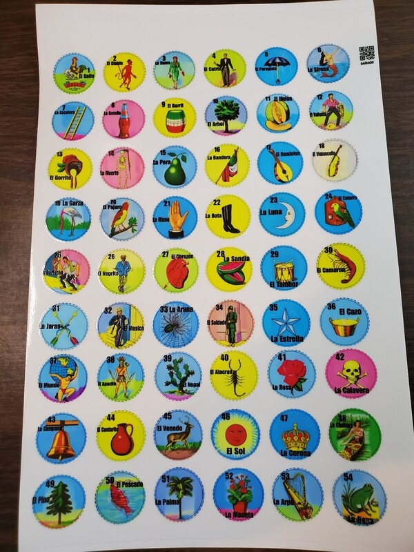LOTERIA UV DTF TRANSFER Sticker 