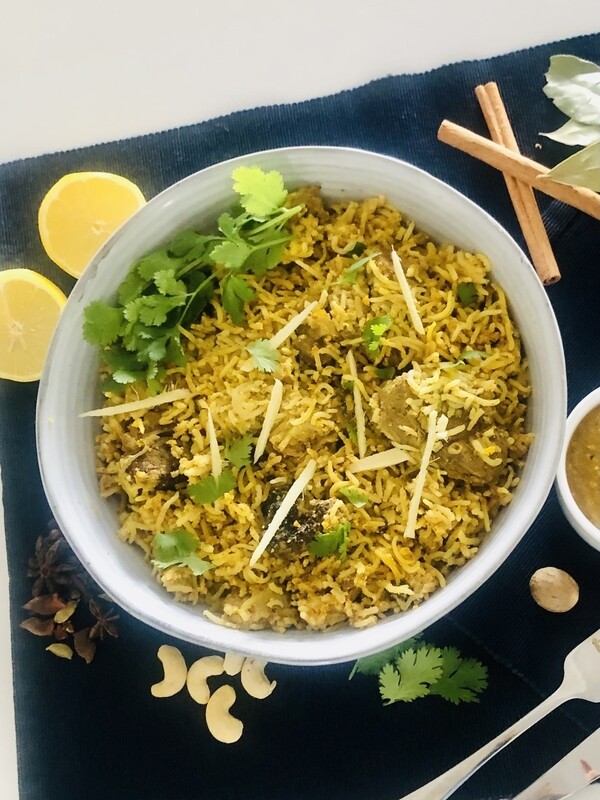 Hyderabadi Dum Lamb Biryani