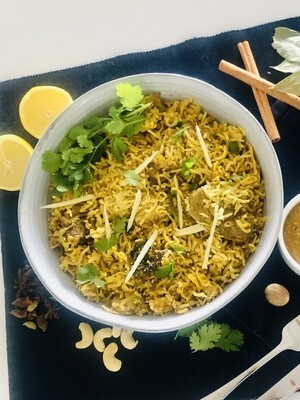 Hyderabadi Dum Lamb Biryani
