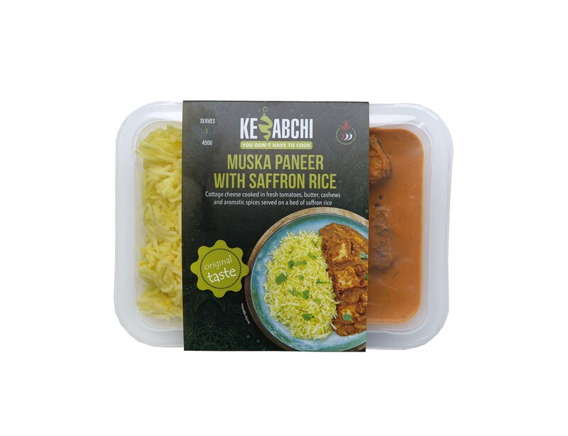 Butter Paneer with Saffron Rice Butter Paneer with Saffron Rice
