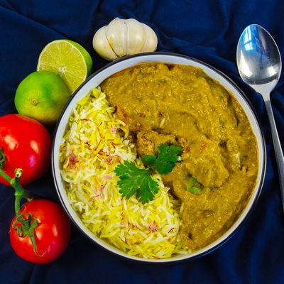 Chicken Curry Mughlai with Saffron Rice