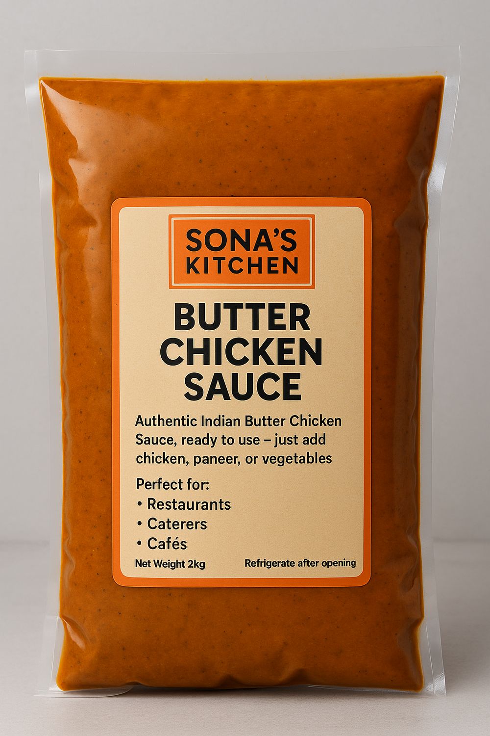 Sona's Kitchen Butter Sauce 2 kg x 3 Sona's Kitchen Butter Sauce 2 kg x 3
