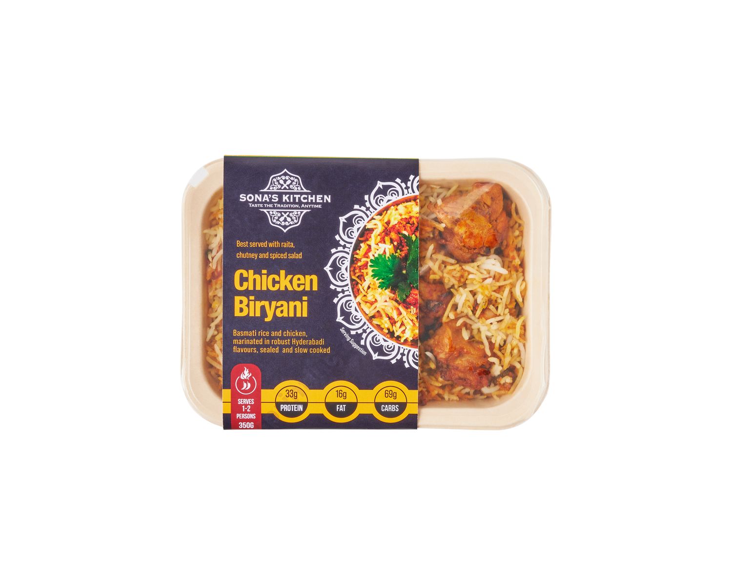 Sona's Kitchen Hyderabadi Dum Chicken Biryani