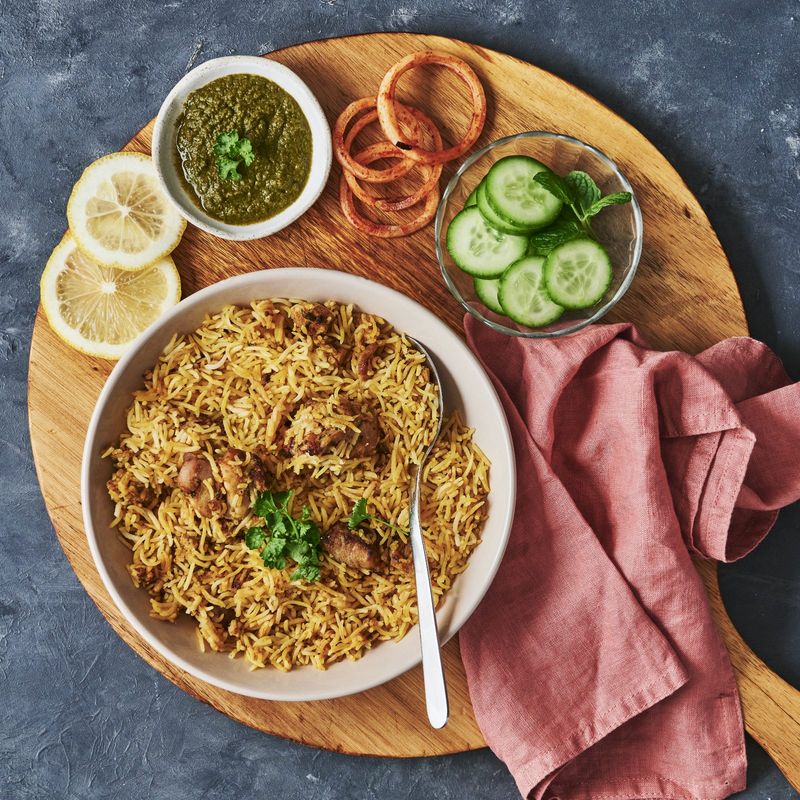Hyderabadi Dum Chicken Biryani