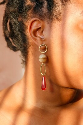 ADHIAMBO DANGLE DROP EARRINGS