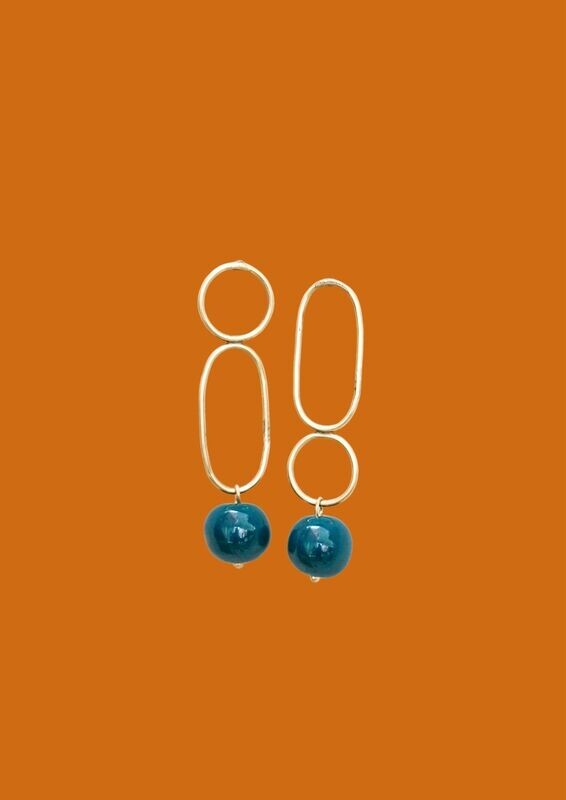 AKOTH GEOMETRIC EARRINGS