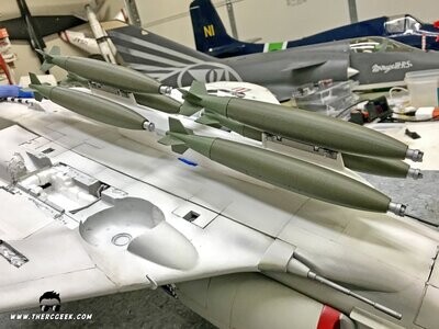 3D Printed 1/9 Scale Multiple Ejector Rack