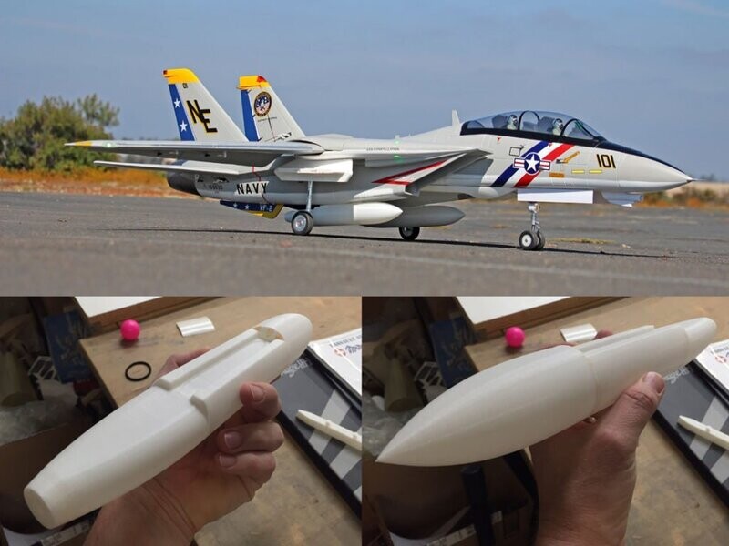 Freewing F-14 External Tanks STL
