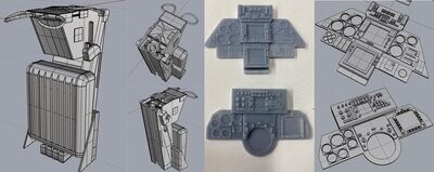 Freewing F-14 Tomcat Cockpit STL