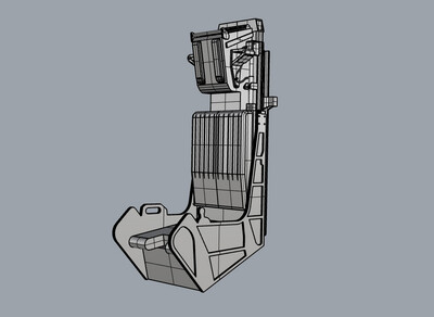 SJU-8 Ejection Seat STL