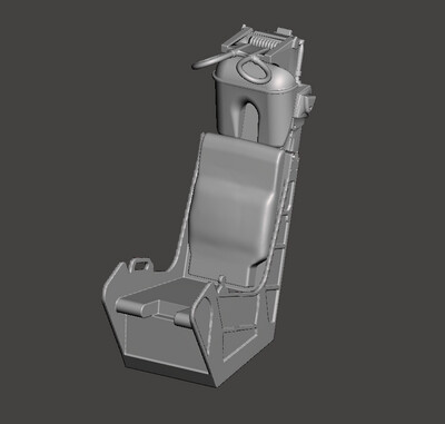 Martin Baker Mk7 Ejection Seat STL
