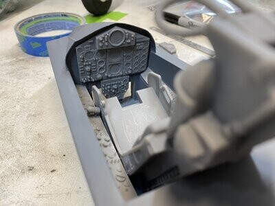 1/10 Scale F-4 Phantom Cockpit STL