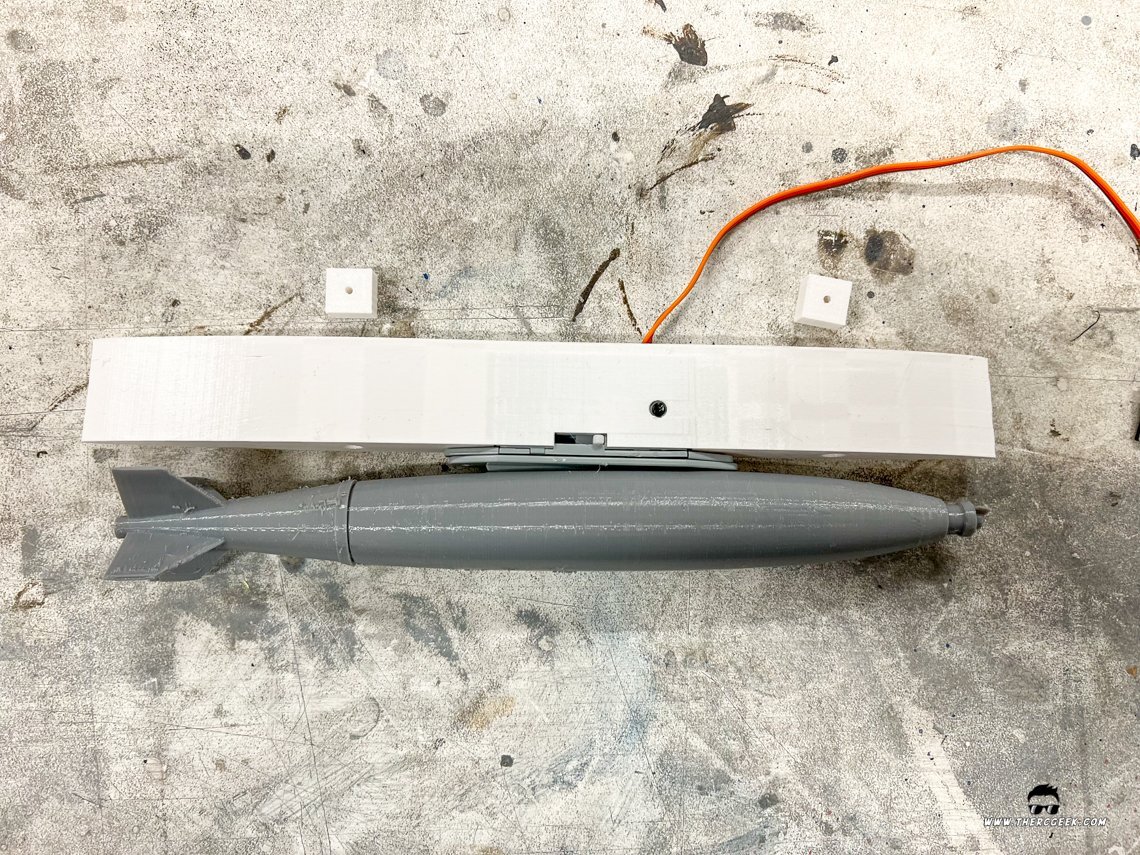 Freewing A-4 Skyhawk Center Drop Pylon & Mk82 Bomb STL