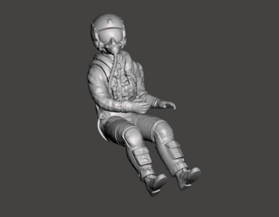 "Fighter Jock" Jet Pilot (Full Body)