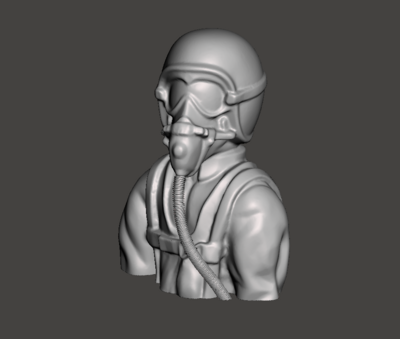 "Sabre Jock" Jet Pilot (Bust)