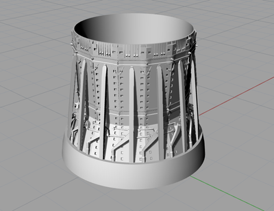 F-15 Scale Nozzle STL F-15 Scale Nozzle STL