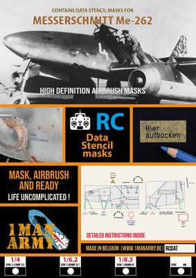 ME262 Schwalbe Stencil Masks ME262 Schwalbe Stencil Masks