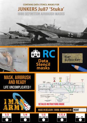 Ju-87 Stuka Stencil Masks
