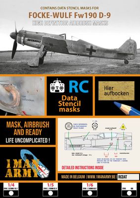 FW190 D9 Stencil Masks FW190 D9 Stencil Masks