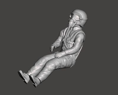 "Sabre Jock" Jet Pilot (Full Body)