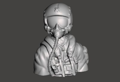 "Fighter Jock" Jet Pilot (Bust)