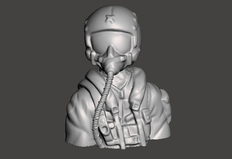 "Fighter Jock" Jet Pilot (Bust)