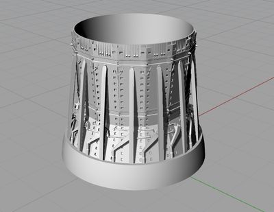 F-15 Scale Nozzle STL
