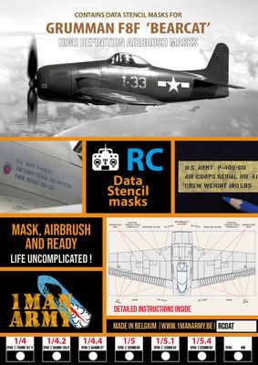 F8F Bearcat Stencil Masks F8F Bearcat Stencil Masks