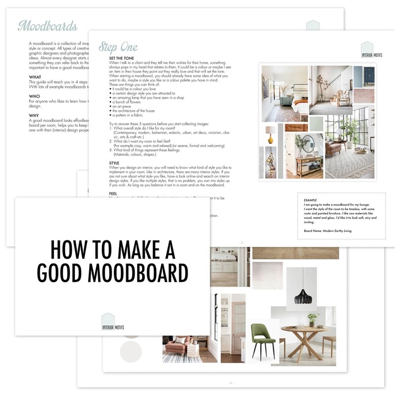 Learn to create a professional moodboard