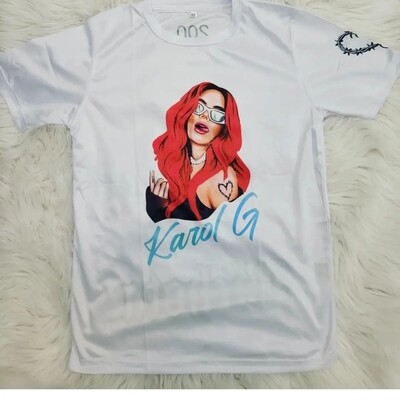 Karol G Tops. Bichota Karol G Tops ♡ Bichota 🔥White Jersey Tops