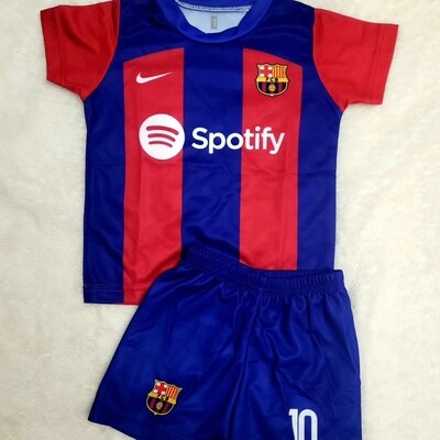 Messi Barcelona Jersey Top+Short