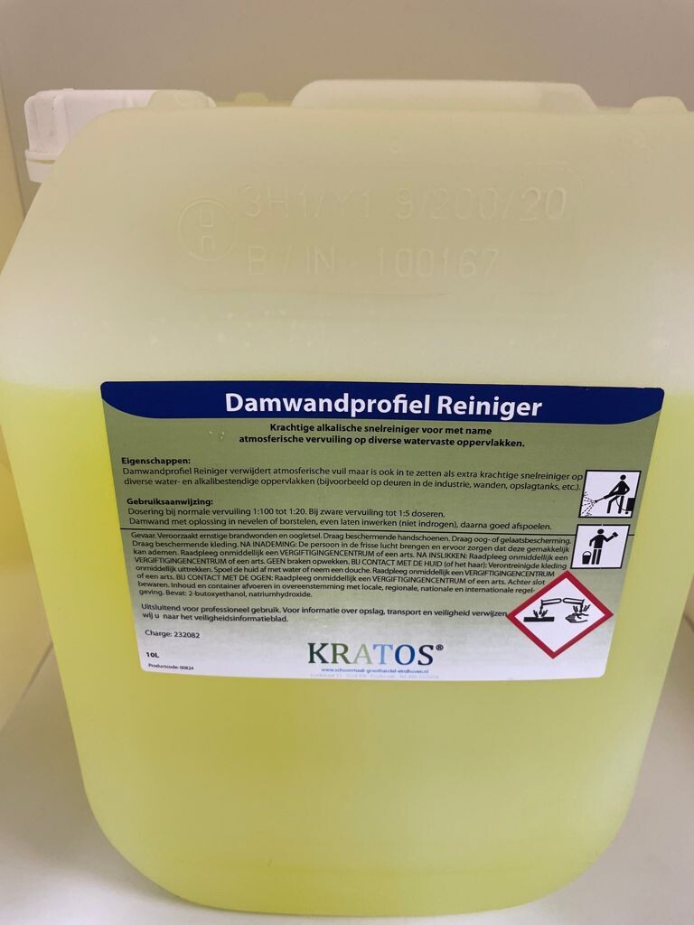 kratos damwandprofiel reiniger 10 liter