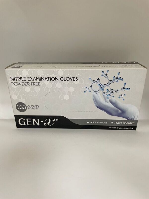 gen-x nitrile handschoenen maat xl  100stuk