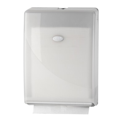 Euro Pearl white handdoek dispenser met inlegplankje