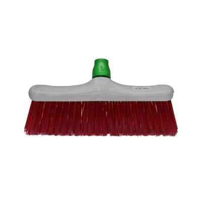Straatbezem 30 cm, kunststof, zuiver pvc