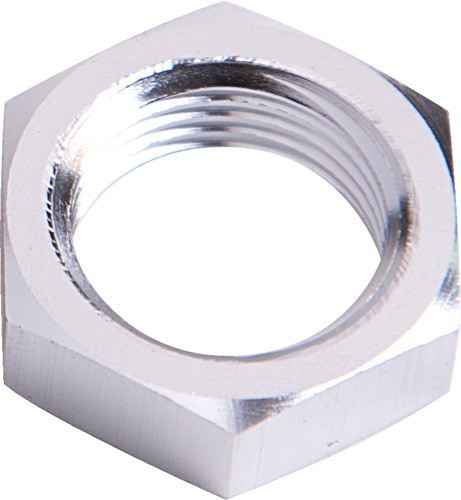 Bulkhead Nut -16An            Silver Single Nut