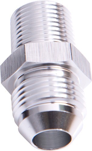 Male Flare -6An To 1/4" Npt   Silver Male Flare To Npt Adapt