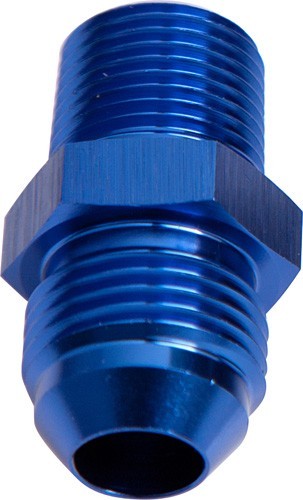 Male Flare -12An To 3/4" Npt  Blue Male Flare To Npt Adapter