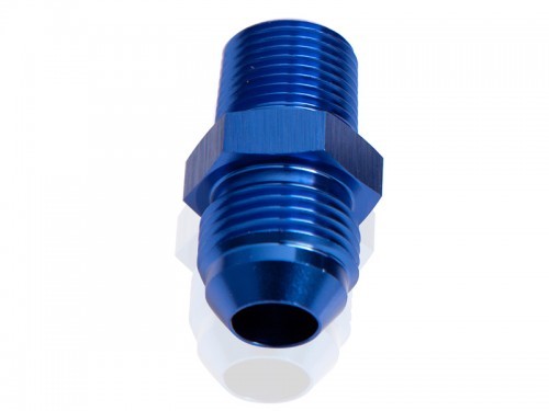 Male Flare -16An To 3/4" Npt  Blue Male Flare To Npt Adapter