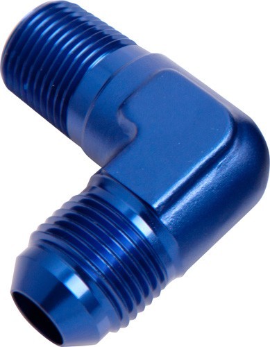 Male 90 Deg 3/8" Npt To -10An Blue Male Npt To An 90 Deg