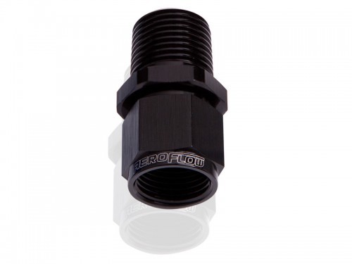 3/4" Npt To -16An Female Nut  Black Straight Swivel Nut