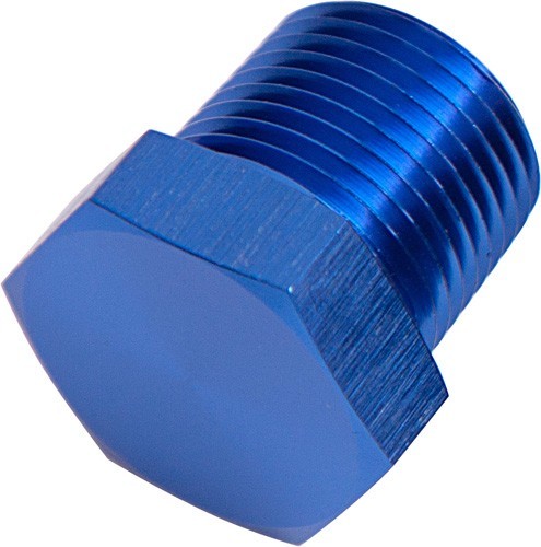 Npt Hex Head Plug 1" Npt      Blue 1" Npt