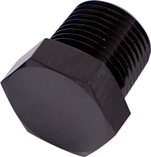 Npt Hex Head Plug 3/8" Npt    Black 3/8" Npt
