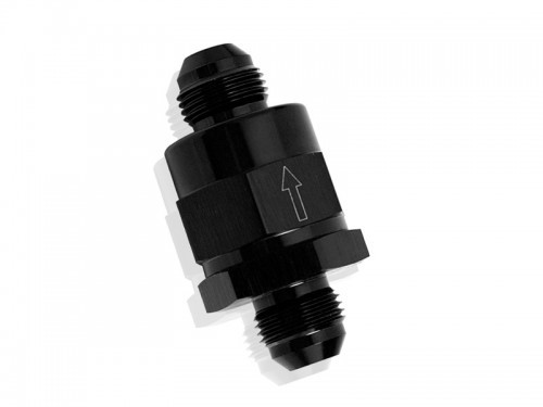 Check Valve Inline -16An      Black  / One Way Valve