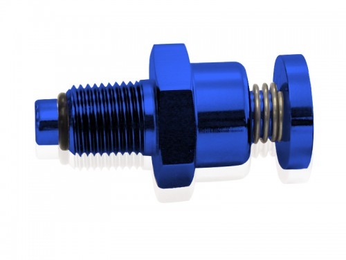 Blower Pressure Relief Valve  Blue 7/16" Thread
