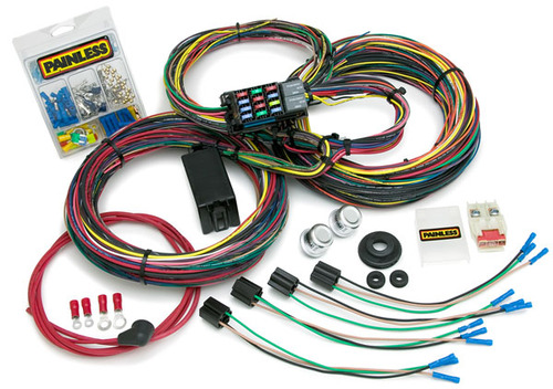 12-Circuit Universal Ford Muscle Car Wiring Harness Kit 