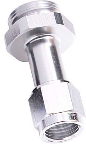 -6An Holley Carb Inlet 4150   Silver Swivel Nut (Pair)